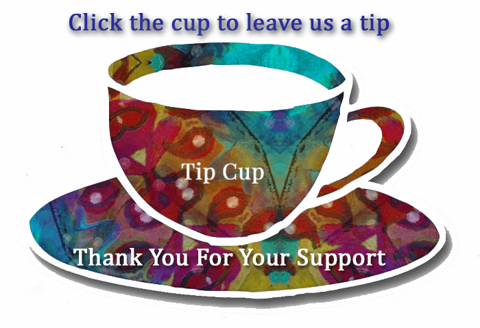 colorful tea cup
